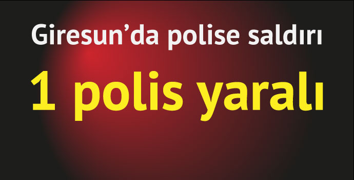 Giresun'da polise saldırı