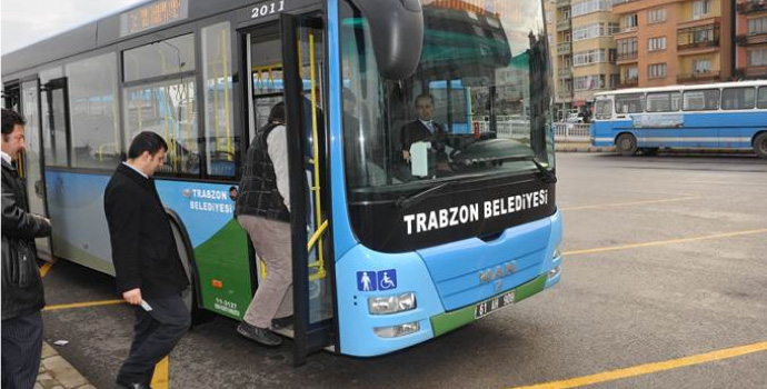 Trabzon - Beşikdüzü otobüs seferleri başlıyor