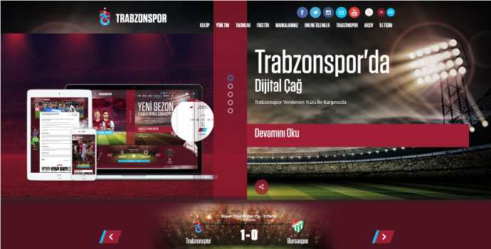 Trabzonspor'un web sitesi yenilendi