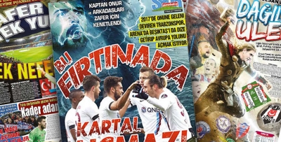 Beşiktaş maçı öncesi yerel basında manşetler