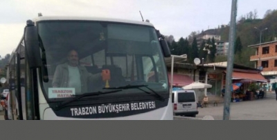 Hayrat'a belediye otobüsü seferleri başladı