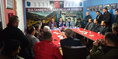 Sultanbeyli Trabzonlular Derneği aday adaylarını ağırladı