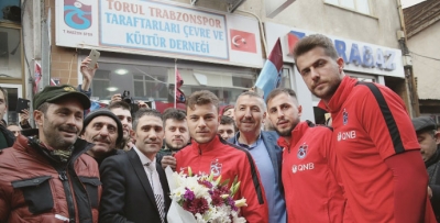 Trabzonspor'a sıcak karşılama